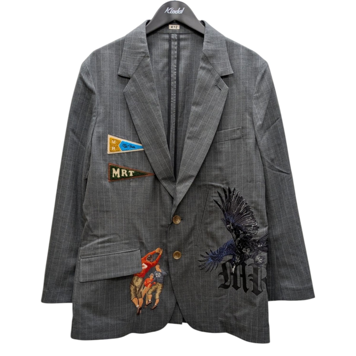 楽天市場】【中古】2024FW KHOKI コッキ No Collar Jacket ノー