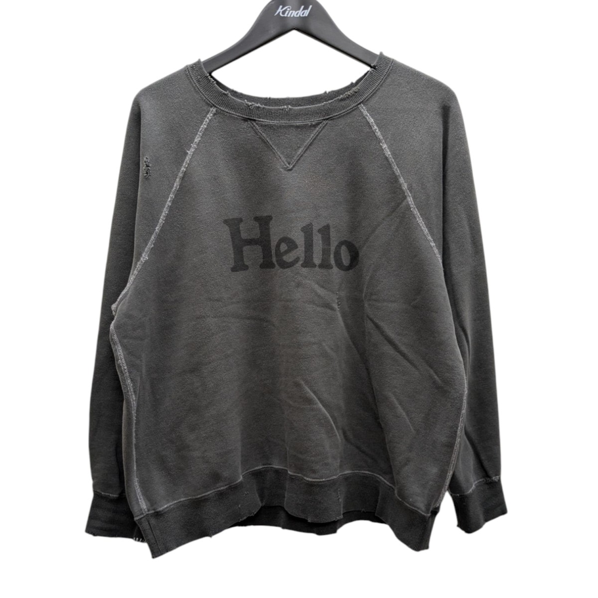 マディソンブルー★トレーナー スウェットトップス HELLO SWEAT L／S URAKE