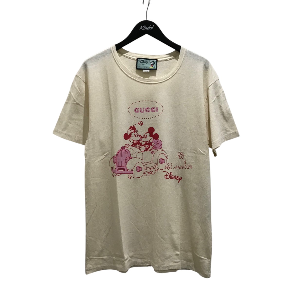 新品未使用 ディズニー グッチ コラボ ミッキー ロゴ プリント プルオーバー 楽天市場】【グッチ】Gucci ディズニーコラボ オーバーサイズ T