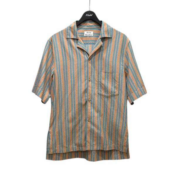 acne studious アクネストゥディオス　半袖開襟シャツ アクネ ストゥディオズ - Print Button-Up Shirt | HBX - ハイプ