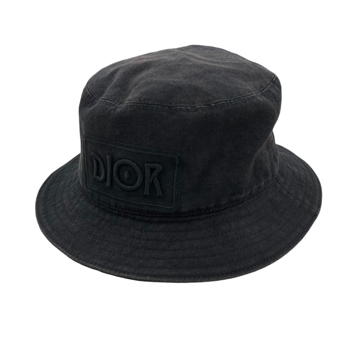 Dior ブラック バケットハット サイズ56 Dior オブリーク スプリット フィッシャーマン バケット ハット