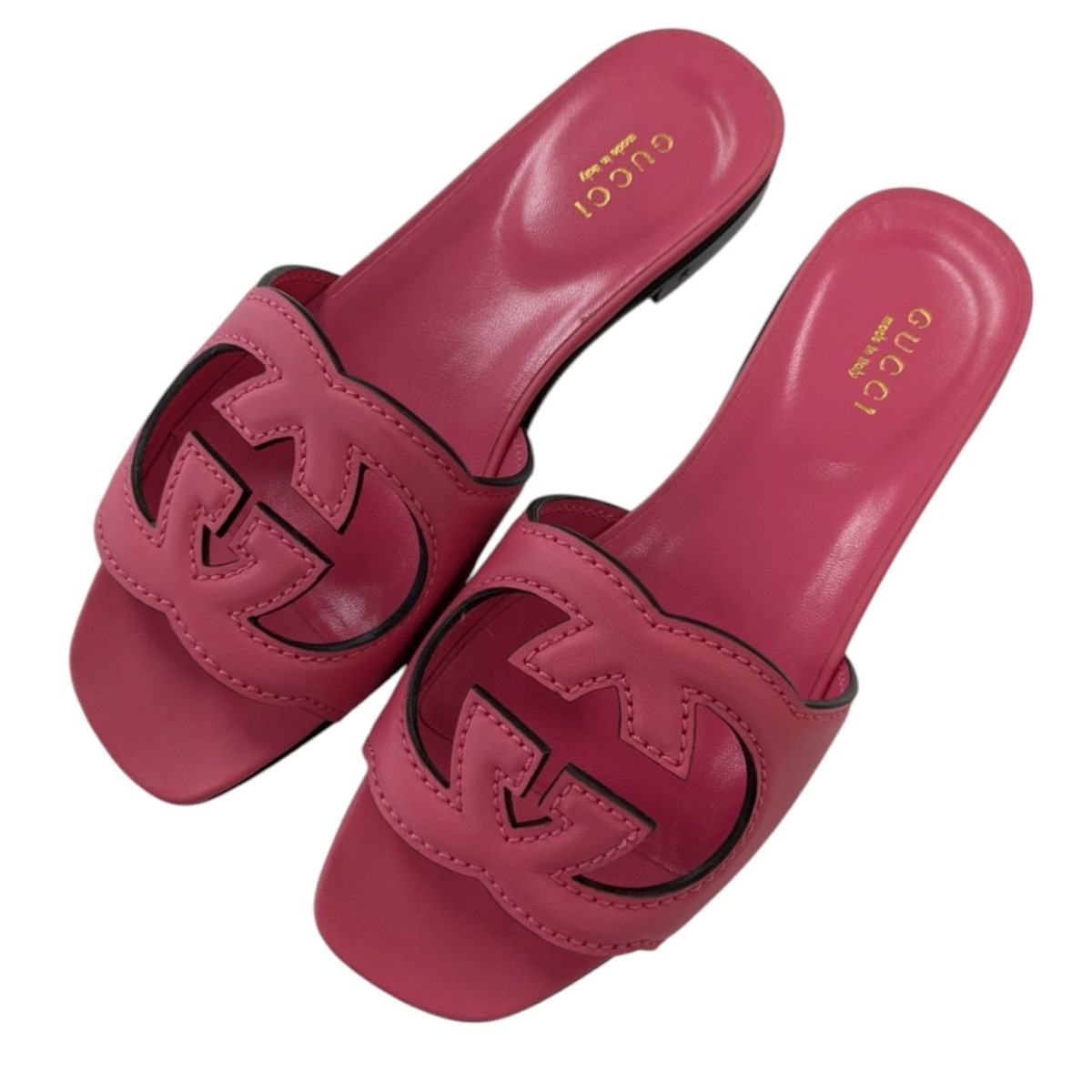 ♡関税送料込♡Gucci ロゴ サンダル 美品】GUCCI ロゴサンダル