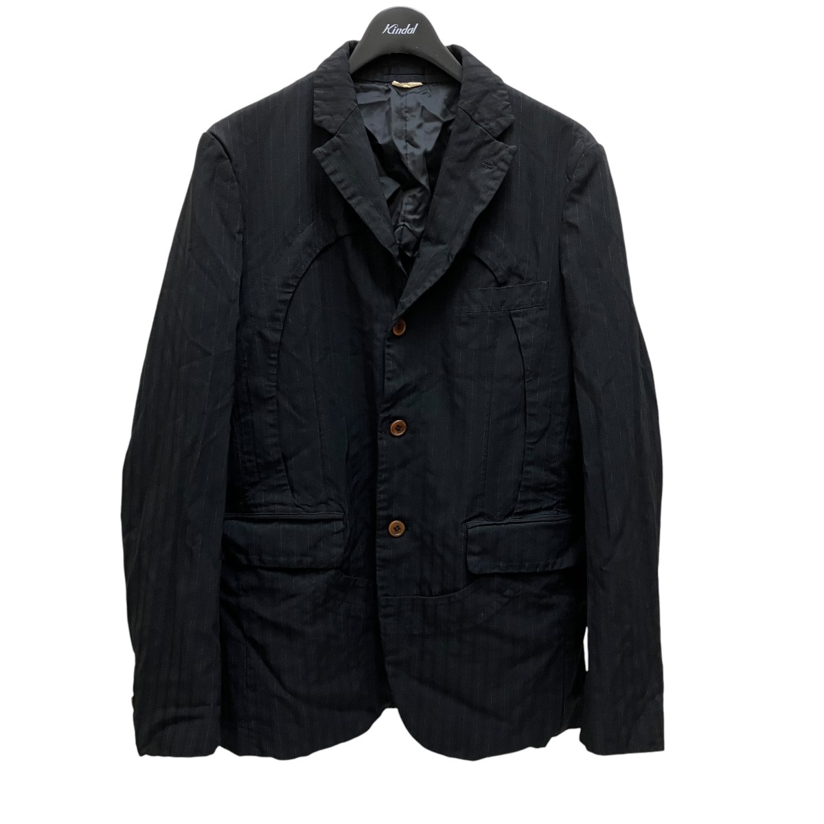 ブラックコムデギャルソン　七分袖　テーラードジャケット 楽天市場】【中古】COMME des GARCONS HOMME PLUS テーラード