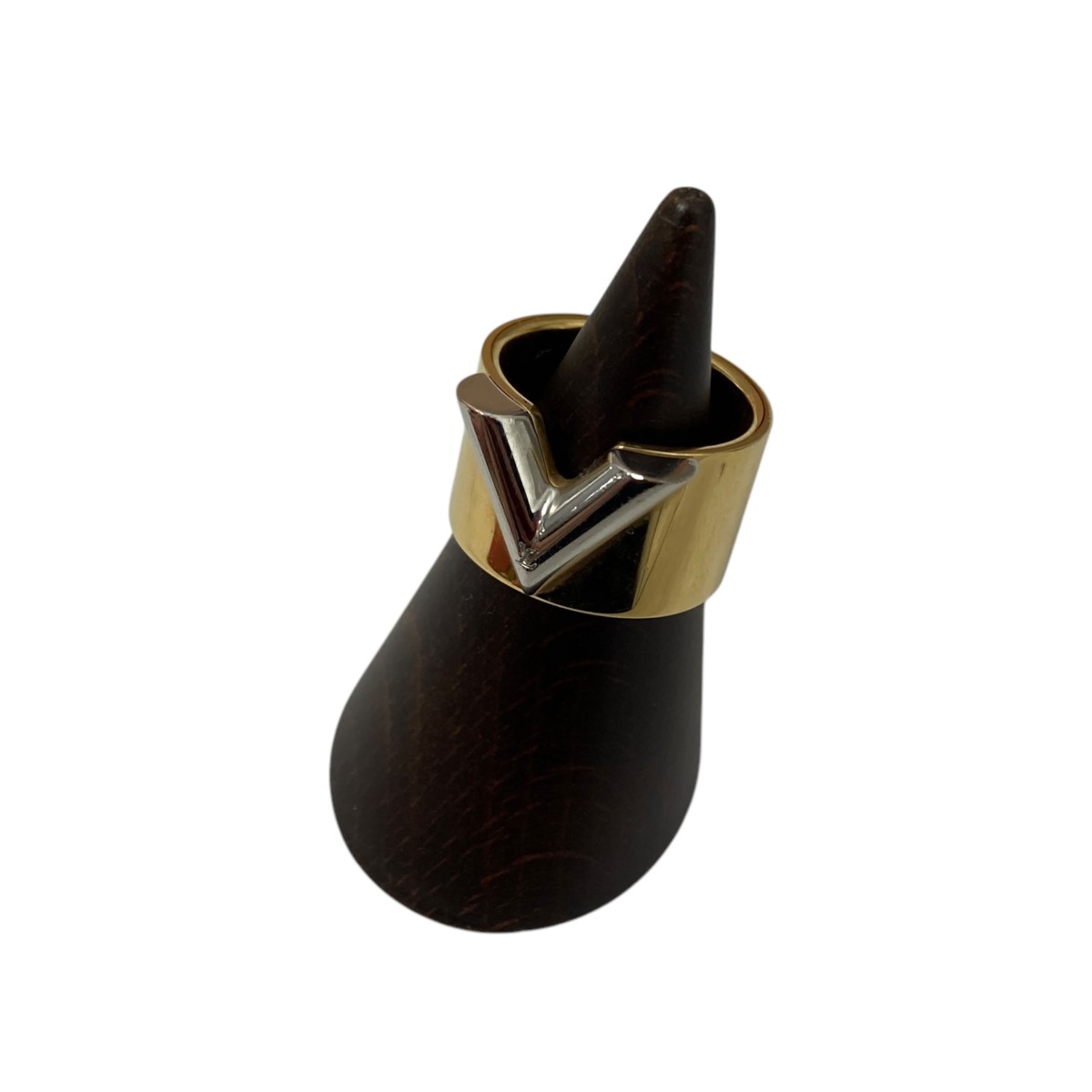【中古】 LOUIS VUITTON エッセンシャルVリング ゴールド×シルバー サイズ：14号 【価格見直し】 16,315円