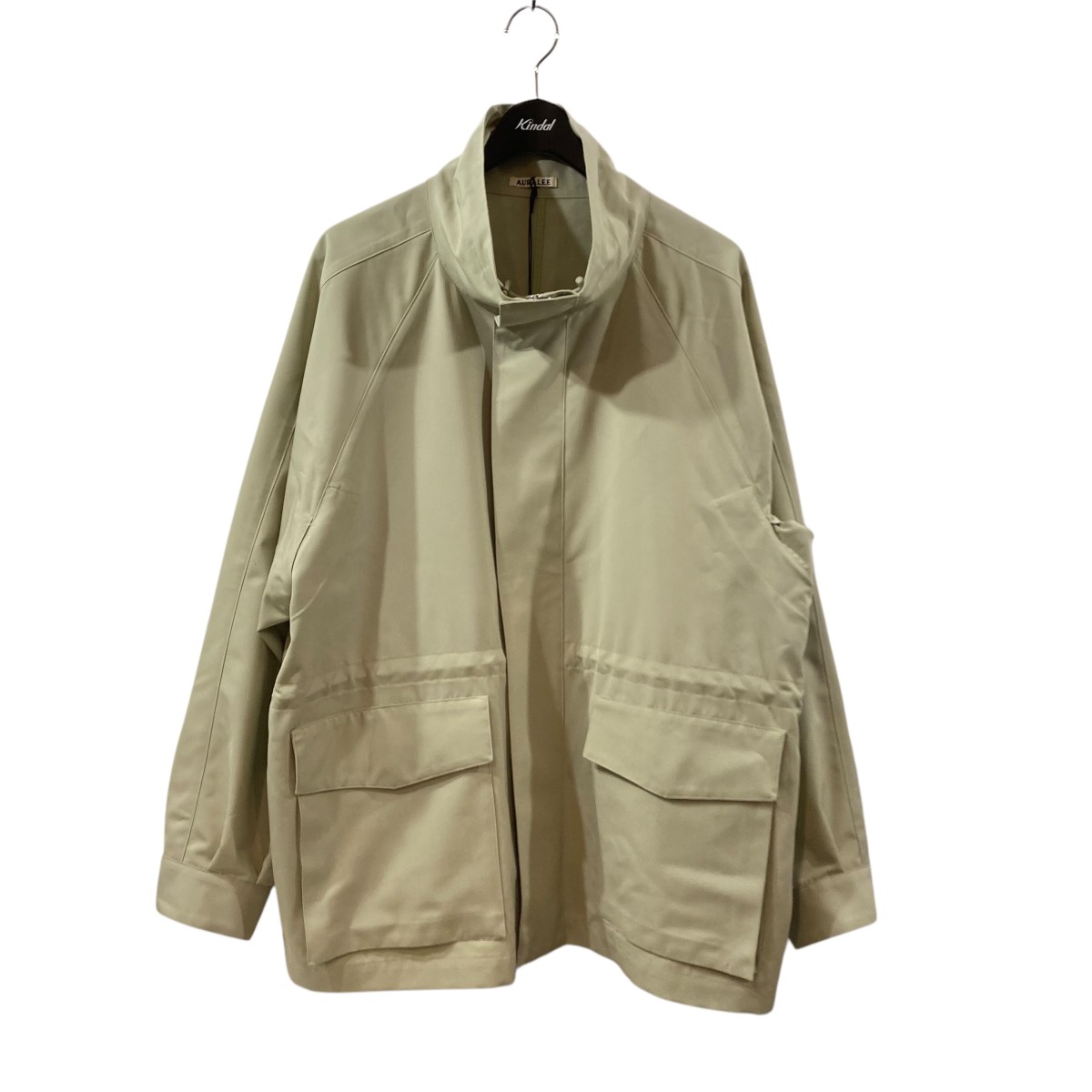 楽天市場】AURALEE 19aw WOOL SERGE CHECK ZIPUP BLOUSON