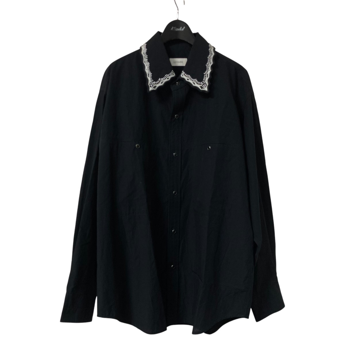 LEMAIRE jinghi sas シャツ LEMAIRE ルメール 20SS JINGHI SAS コットン 長袖シャツ グレー