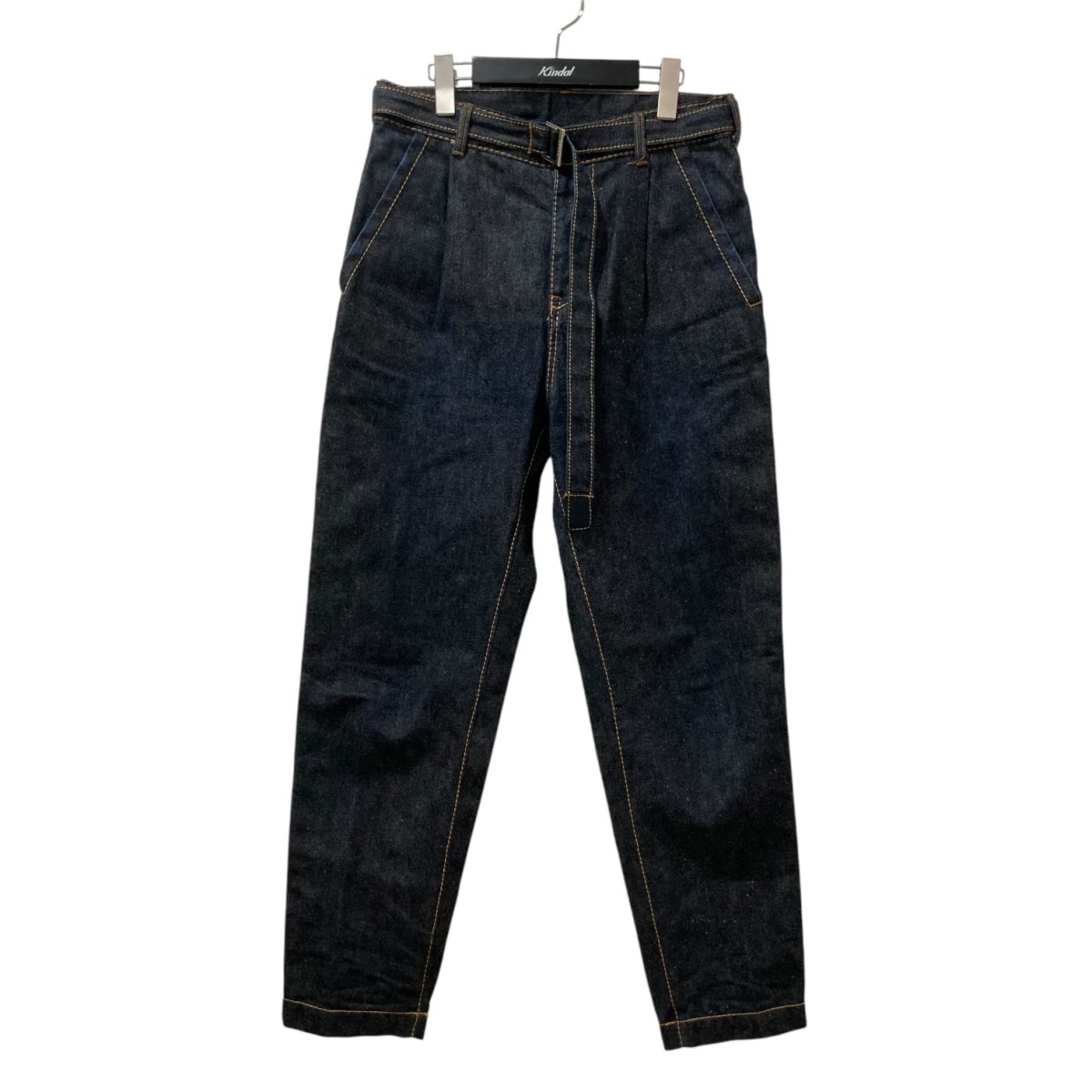 sacai BEYONDEXX ベルテッドタックインディゴデニム sacai BEYONDEXX ベルテッドタックインディゴデニム - メルカリ