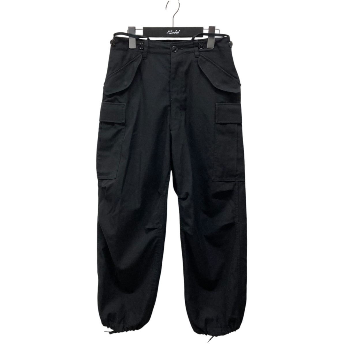 JUNYA WATANABE MAN 03AW ミリタリーパンツ S ブラック Junya Watanabe MAN ストラップディテール カーゴパンツ