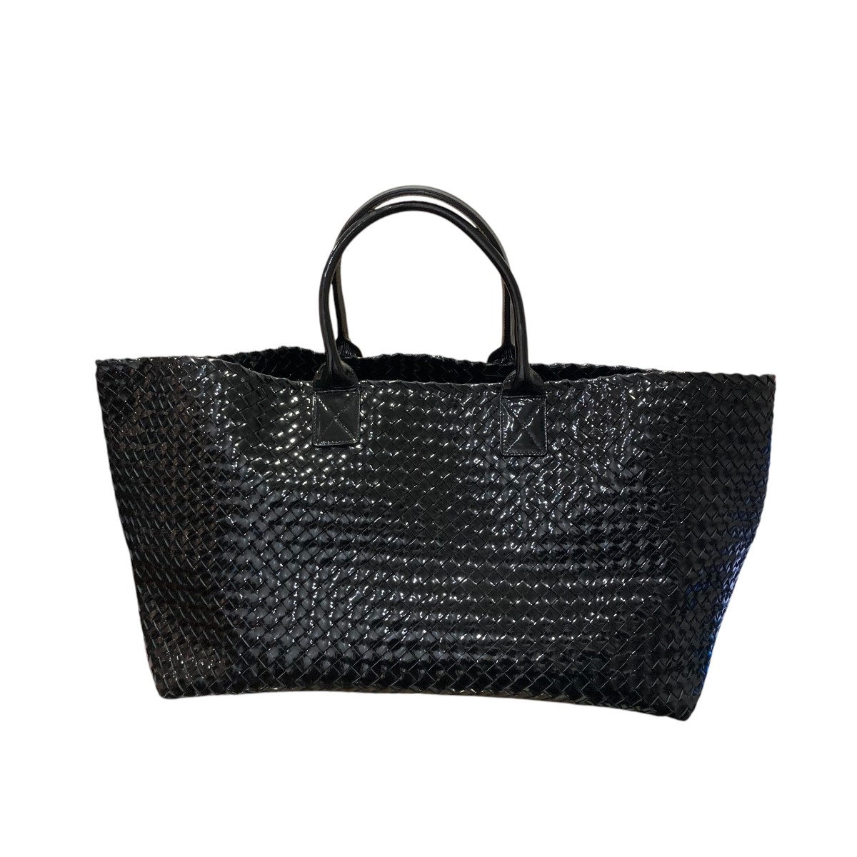 ✨美品 BOTTEGAVENETA ボッテガヴェネタ イントレチャート ブラック ボッテガヴェネタ 二つ折り財布 メンズ イントレチャート