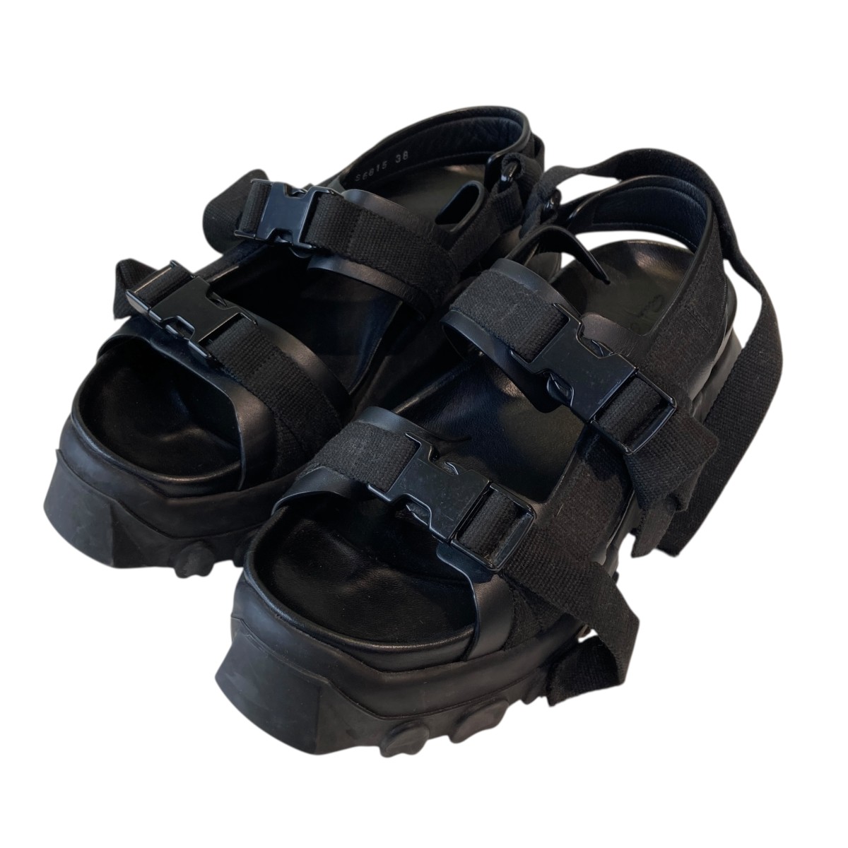箱付・美品　Rick Owens　GETH PUFFER S　厚底　サンダル 箱付・美品 Rick Owens GETH PUFFER S 厚底 サンダル