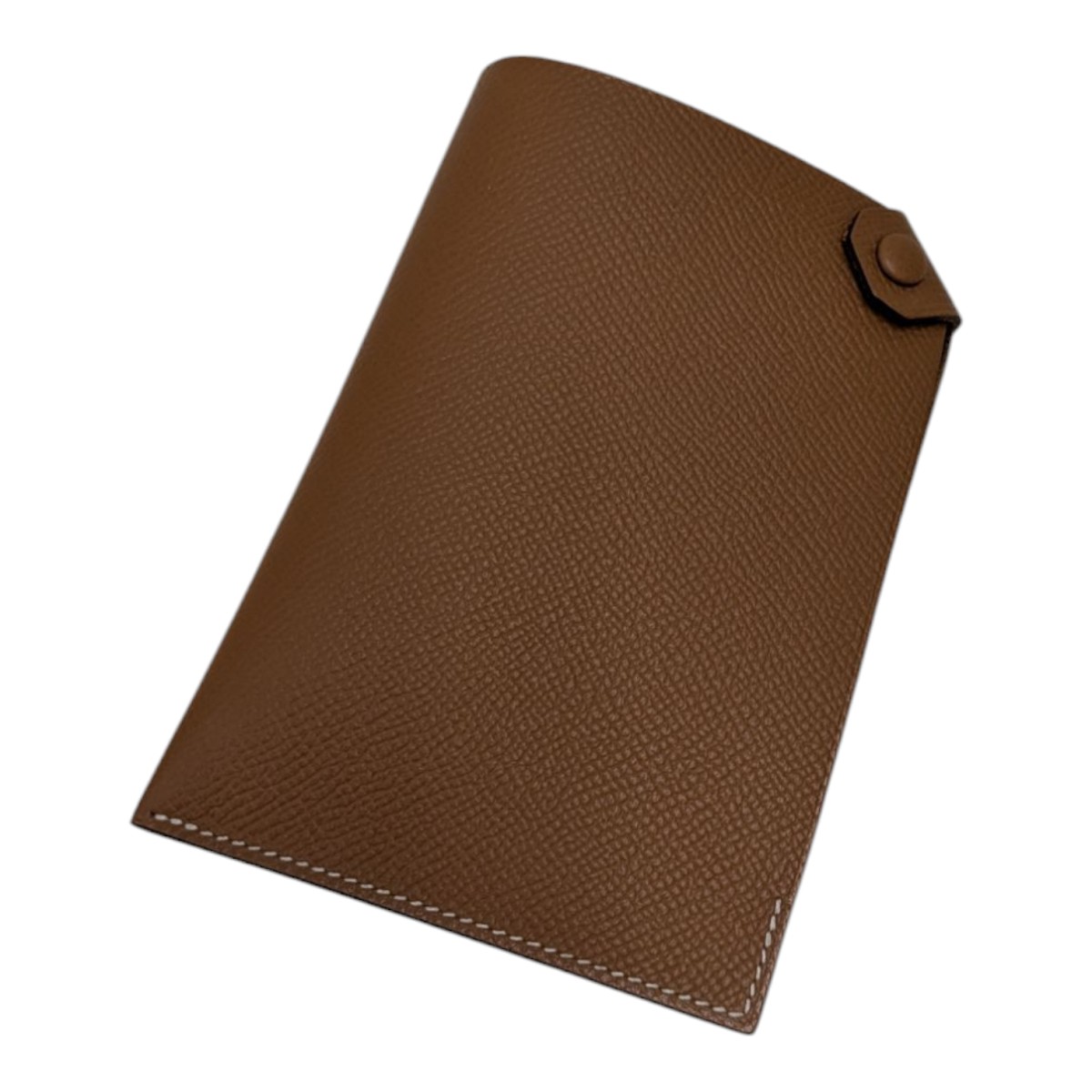 【中古】HERMES　パスポートケース ブラウン 【220525】（エルメス）｜ブランド古着のカインドオル 27,726円