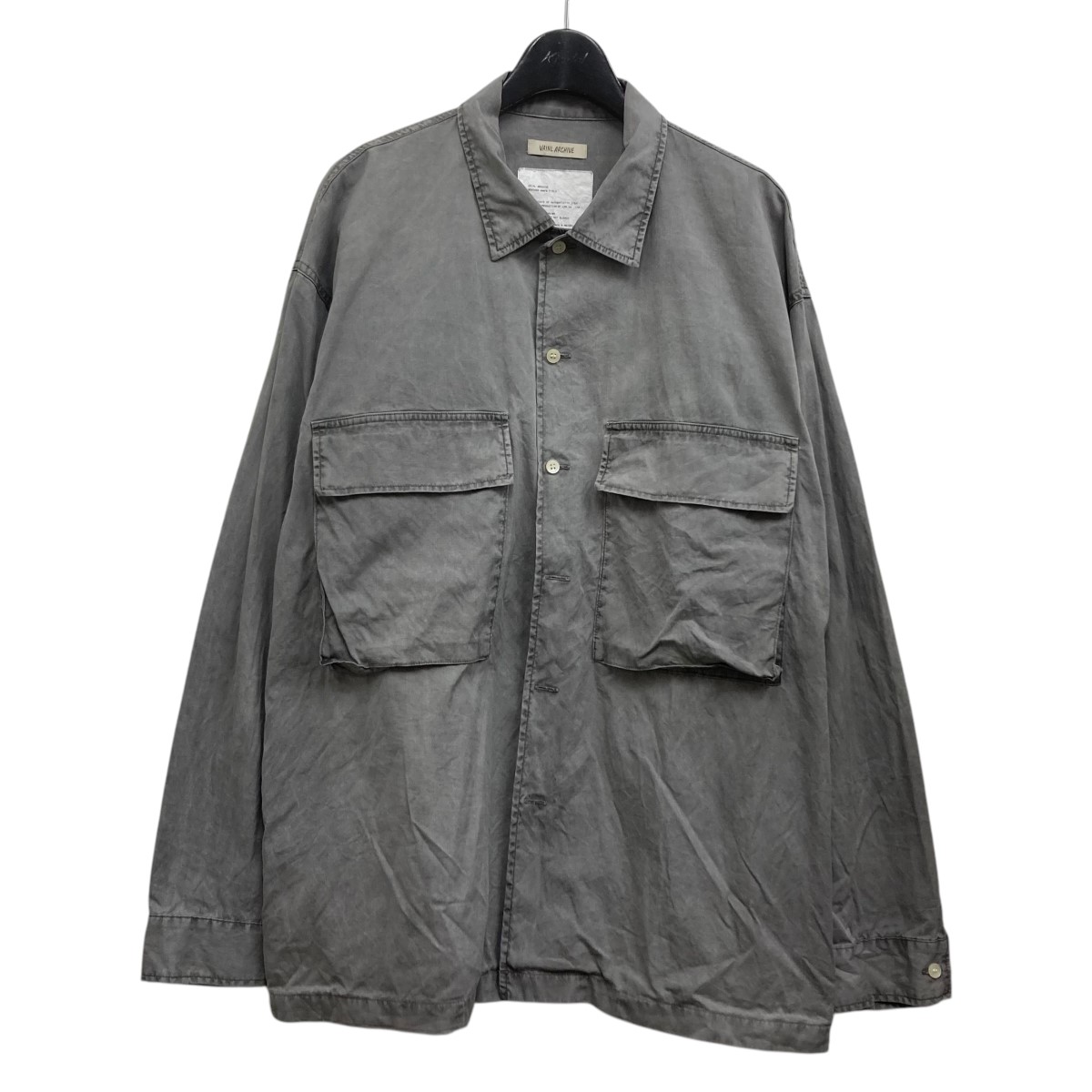 楽天市場】VAINL ARCHIVE ヴァイナルアーカイブ 18AW BBN SHIRTS