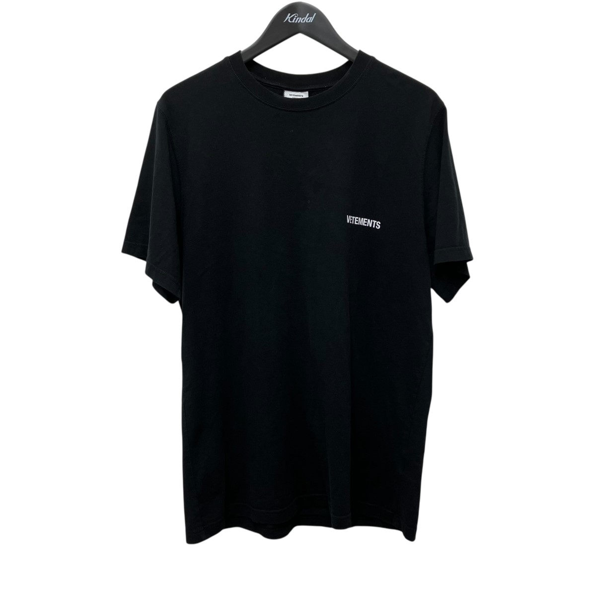 【中古】 VETEMENTS Tシャツ ブラック サイズ：XS 【価格見直し】
