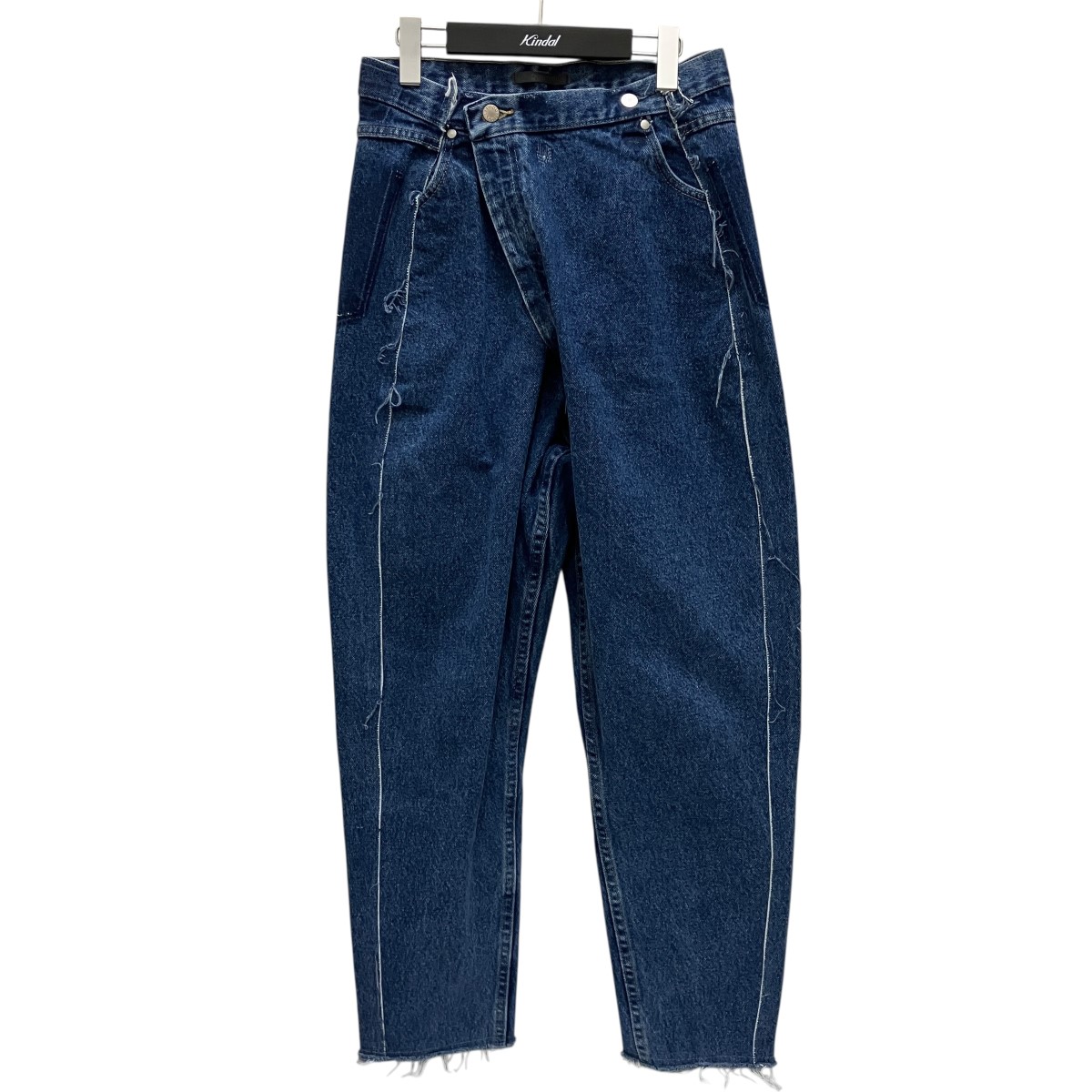 【中古】 QUIITO リメイクデニムパンツ インディゴ サイズ：38 【価格見直し】