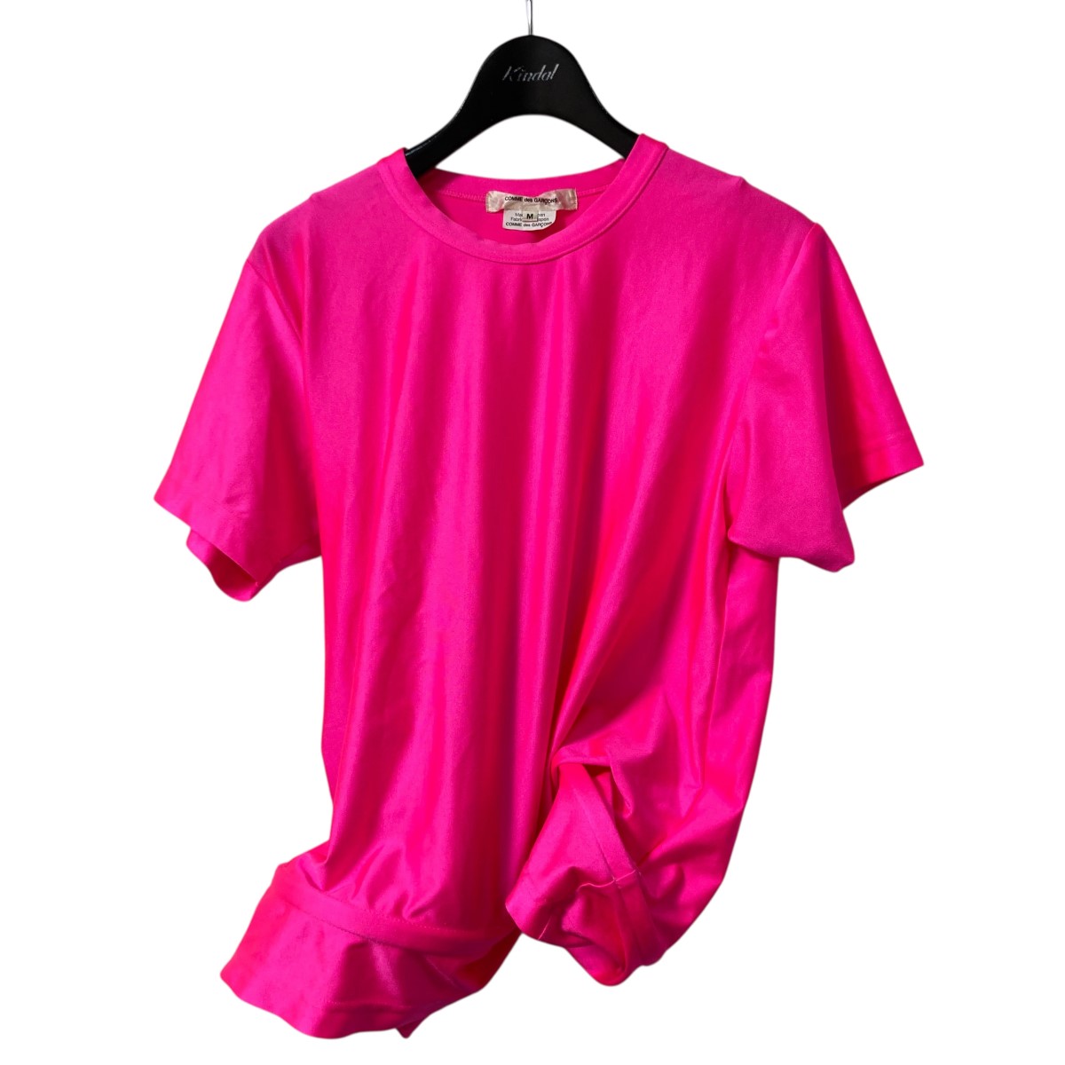 【中古】COMME des GARCONS 22SS うつり変わり半袖カットソー GI T001 ショッキングサクラ色 大いさ：M 【180426】（コムデギャルソン）