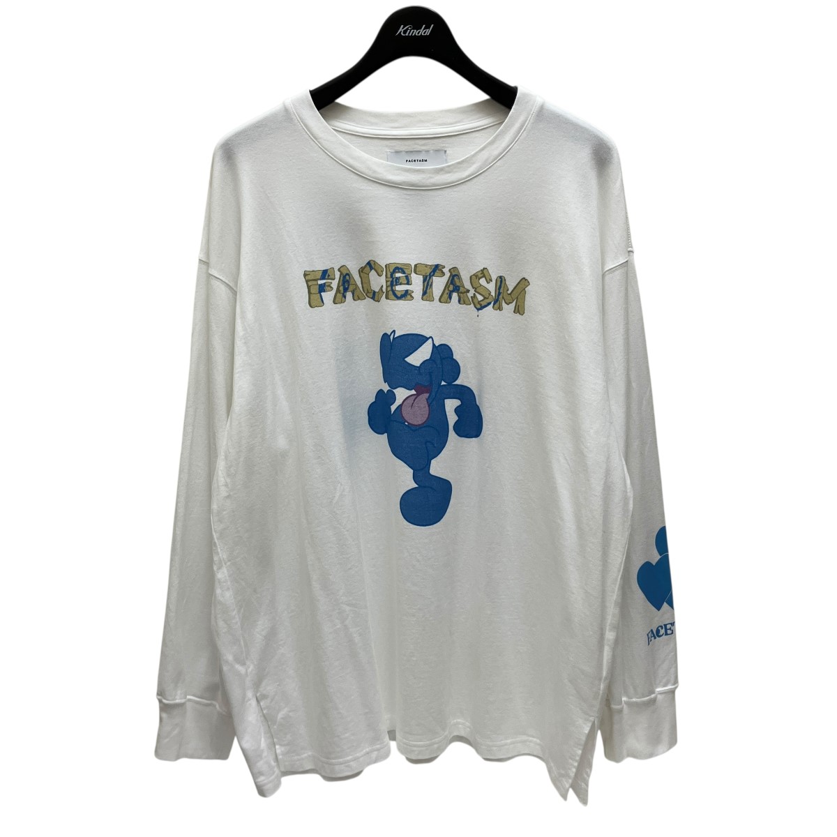 【中古】\u003cBR\u003eFACETASM\u003cBR\u003eロング捩りプルオーバー CPD-TEE-U02 白いこと 大きさ：4\u003cBR\u003e【通貨価値思いなおす】