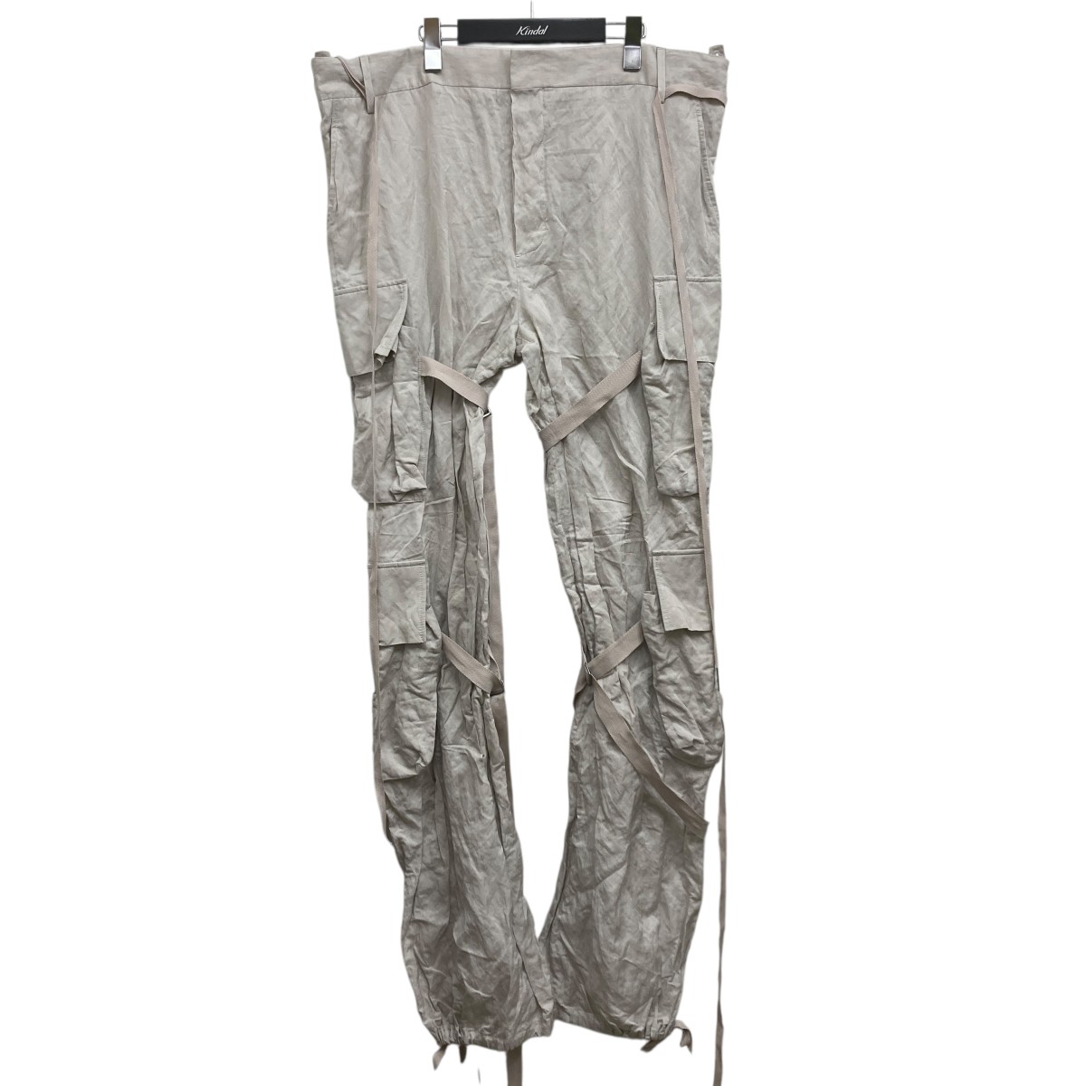 【中古】\u003cBR\u003eANN DEMEULEMEESTER\u003cBR\u003eKAT CARGO ボンテージカーゴパンツ 白いこと 大きさ：42\u003cBR\u003e【通貨価値思いなおす】