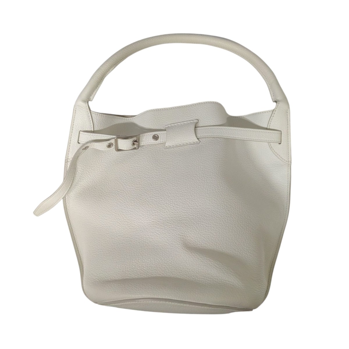 【中古】CELINEbig bag bucket nano ハンドバッグ ホワイト【価格見直し】｜ブランド古着のカインドオル