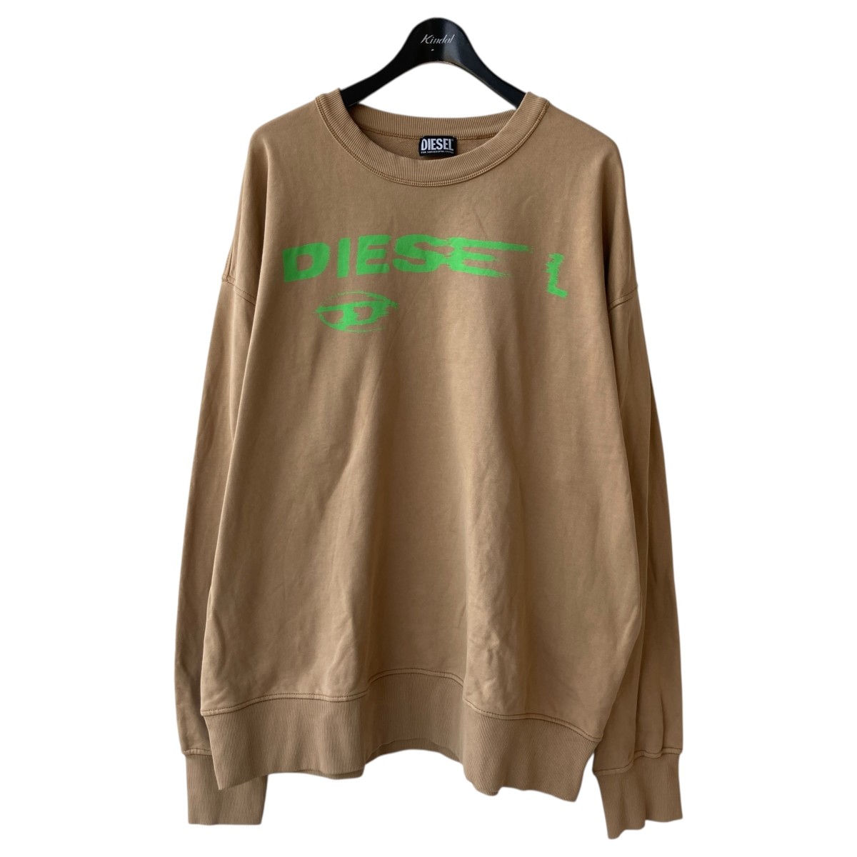 【中古】 DIESEL トレーナー S-MACS-G5 カーキ サイズ：3XL 【価格見直し】