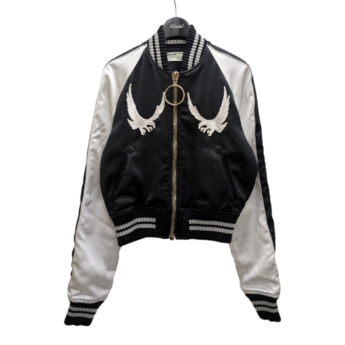 楽天市場】【中古】AULAスカジャン 3164-02034 レッド×ネイビー