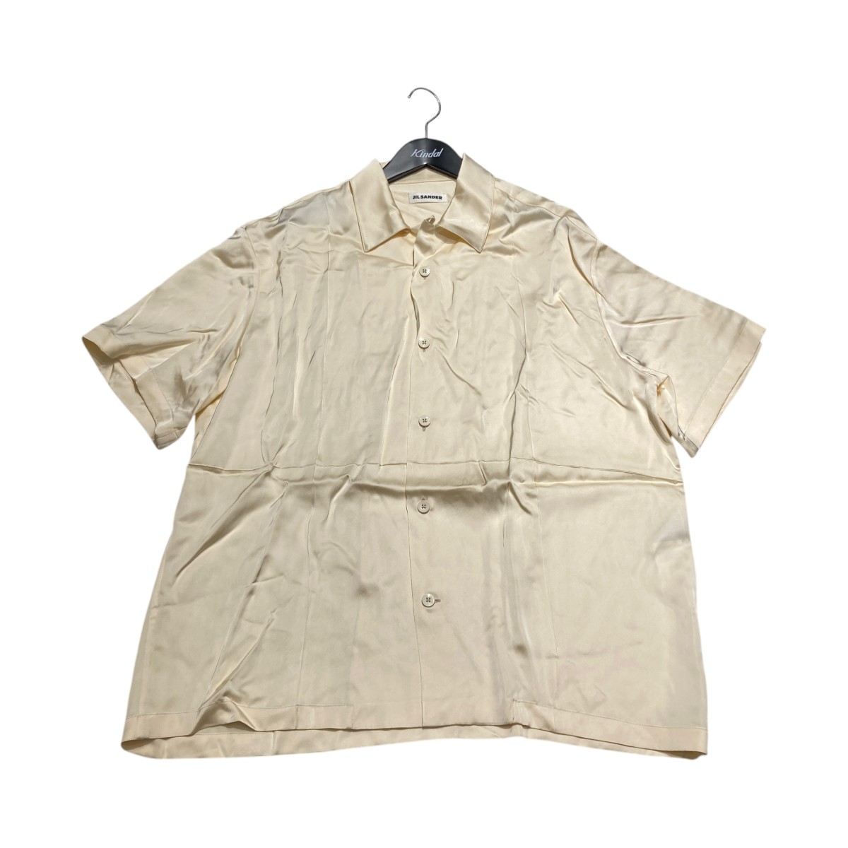 JIL SANDER ジルサンダー 22AW レースニットカラーレーヨンドレスシャツ J02DL0015 アイボリー系 32 IT4IG0MT60HC JIL SANDER ジルサンダー 22AW レースニットカラーレーヨン