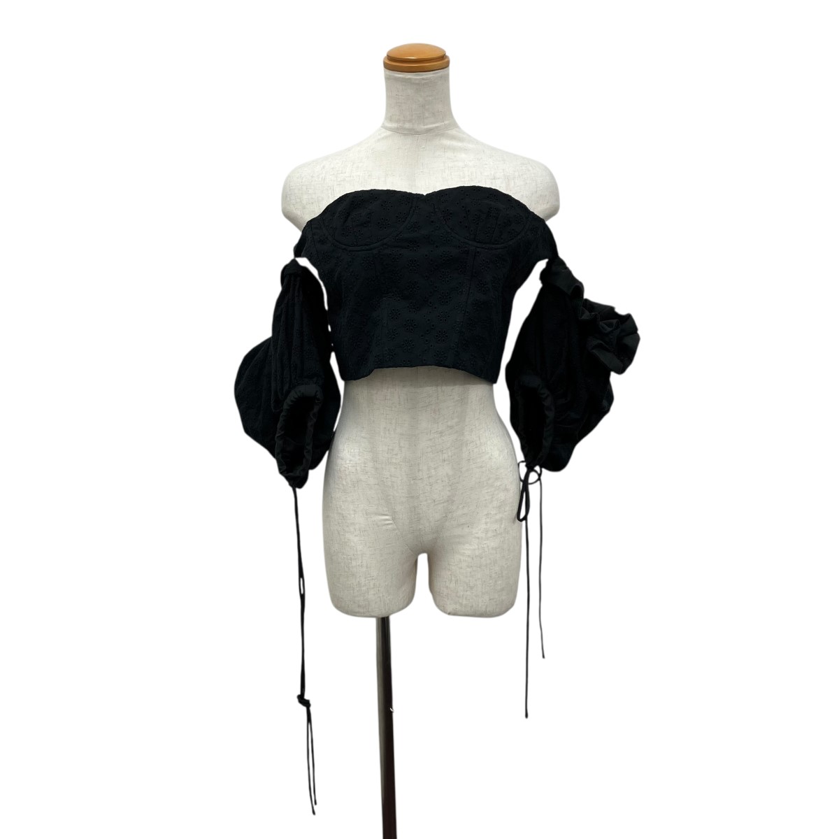 【中古】 ROKH　 レースブラウス ブラック サイズ：8 【150426】（ロク）