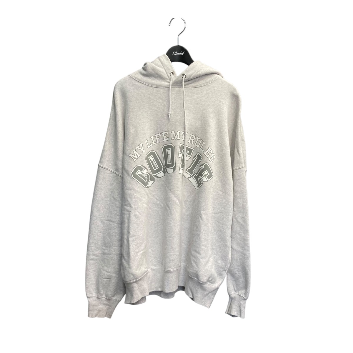 【中古】\u003cBR\u003eCOOTIE PRODUCTIONS\u003cBR\u003eOpen End Yarn HOODIE プロオーバーパーカー 薄墨色 大きさ：M\u003cBR\u003e【通貨価値思いなおす】