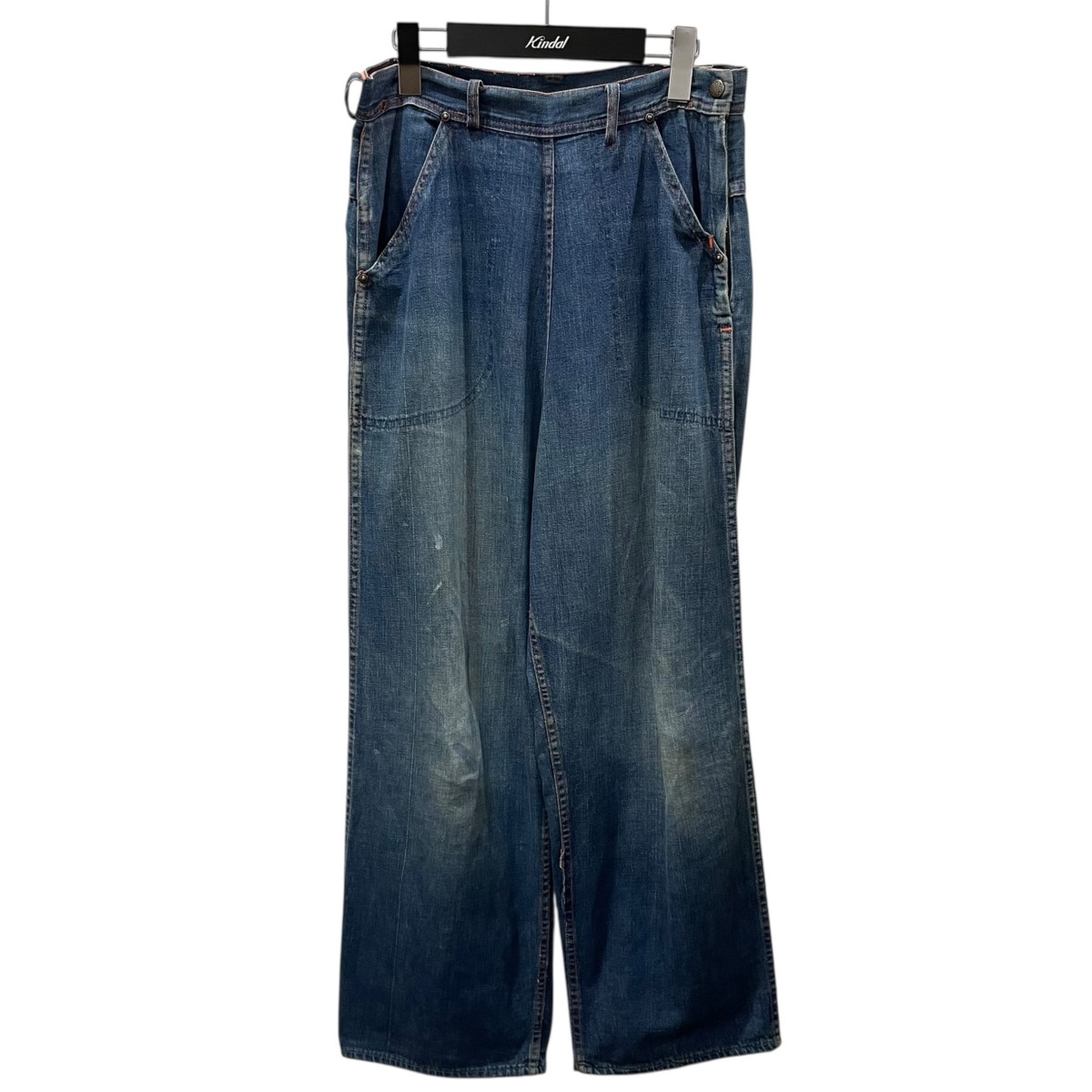 【中古】DUBBLE WARE 30s-50s デニムランチパンツ インディゴ サイズ:不明 【310525】(ダブルウェア)|ブランド古着のカインドオル