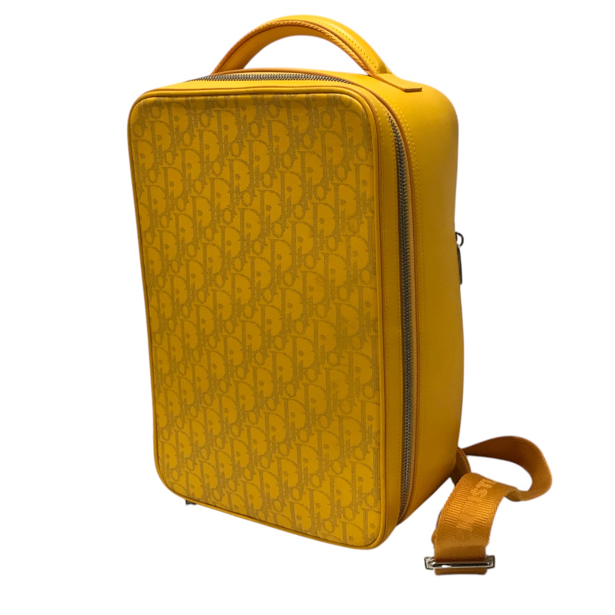 【中古】 DIOR ワールドツアーオブリークショルダーバッグ イエロー 【価格見直し】