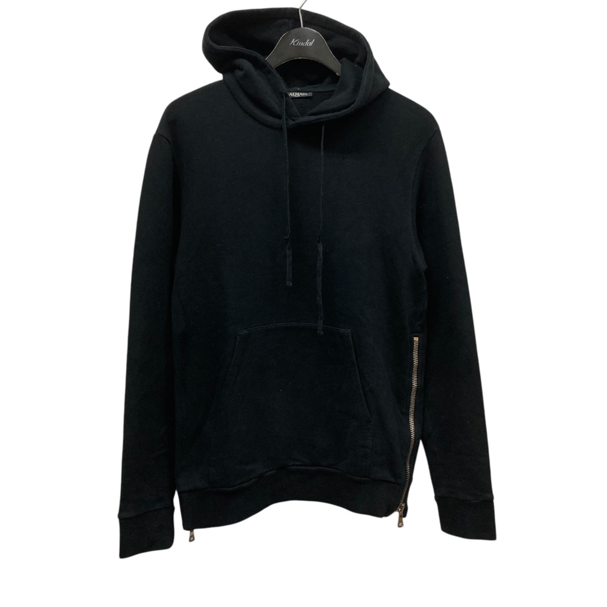 BALMAIN クロップドパーカー ブラック 楽天市場】【中古】 BALMAIN （ﾊﾞﾙﾏﾝ） ジップアップ ZIP ﾊﾟｰｶｰ メンズ