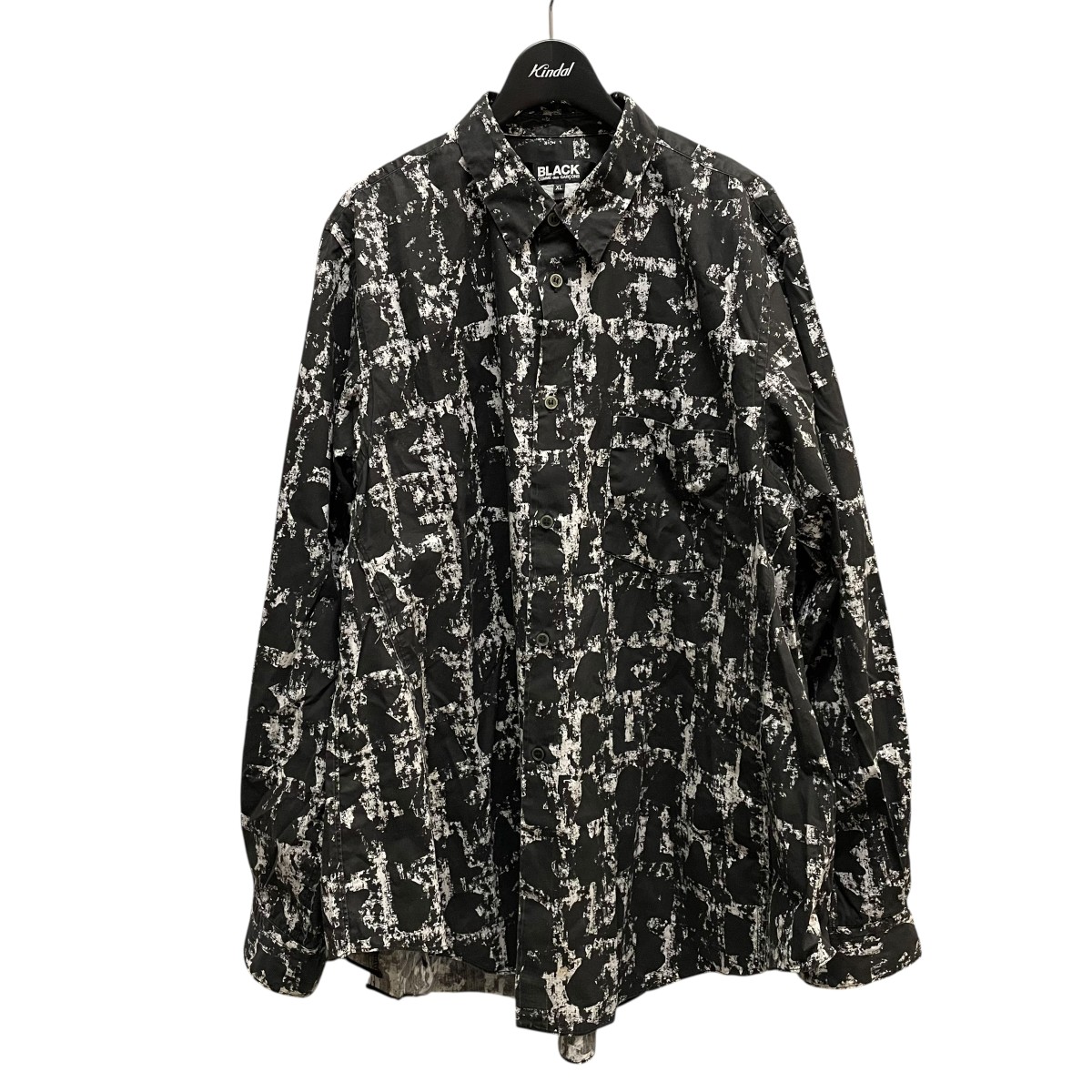 ブラックコムデギャルソン 王冠柄シャツ 長袖 総柄 楽天市場】【中古】BLACK COMME des GARCONS 長袖シャツ 1G-B005