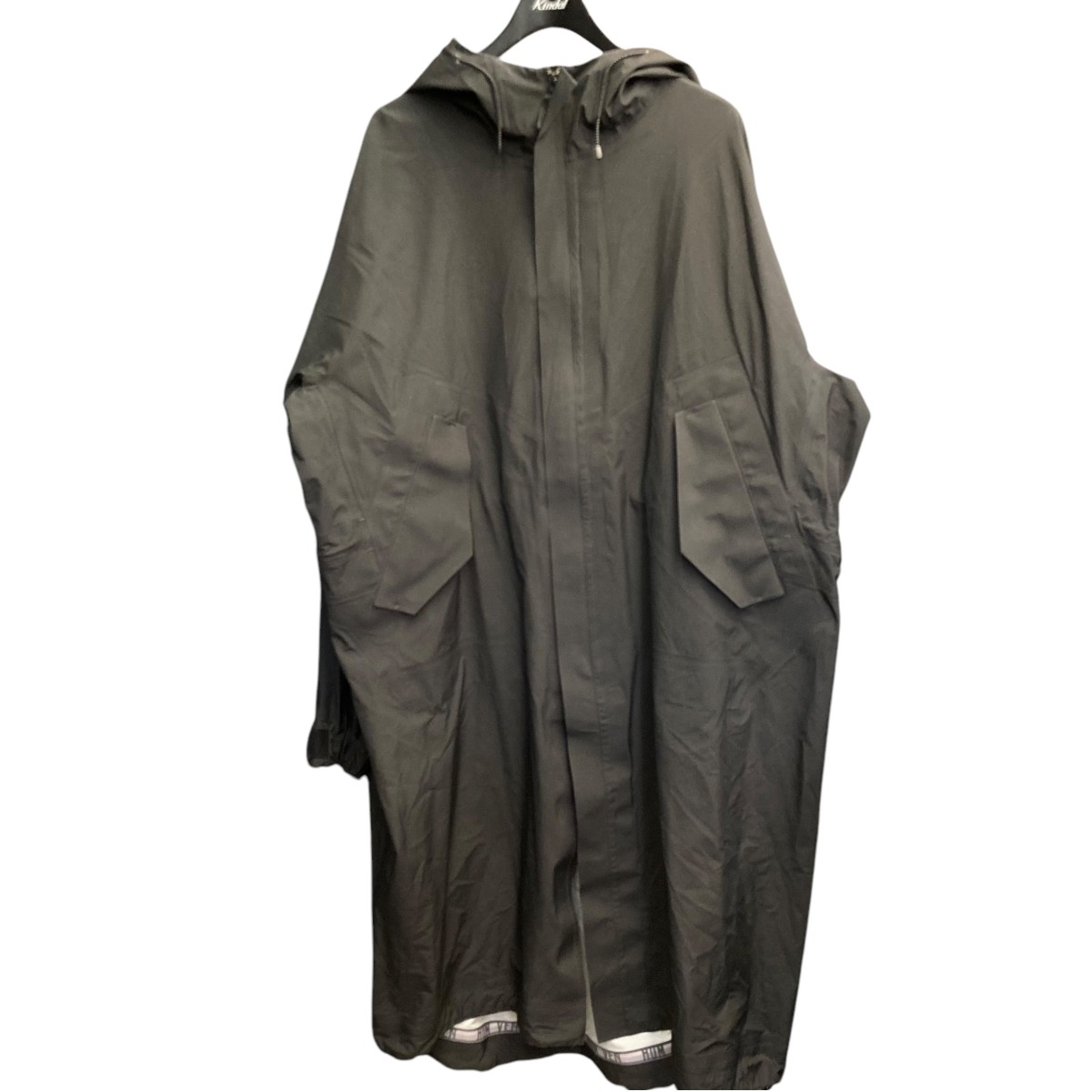 【中古】 HUM VENT PLUVIA 3RAYERCOAT ナイロンジャケット HV203504ER ブラック サイズ：3 【価格見直し】