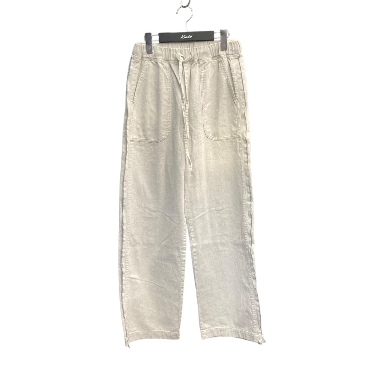 最終値下げ　定価69,300円 ペレック pelleq サイドボタン パンツ antiqua ポンチサルエルパンツ バレルレッグ パンツ レディース