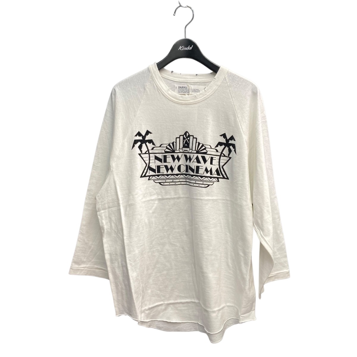 dairiku tシャツ　7分丈 DAIRIKU(ダイリク) 23AWRibbon Tie Shirtリボンタイシャツ23AW S