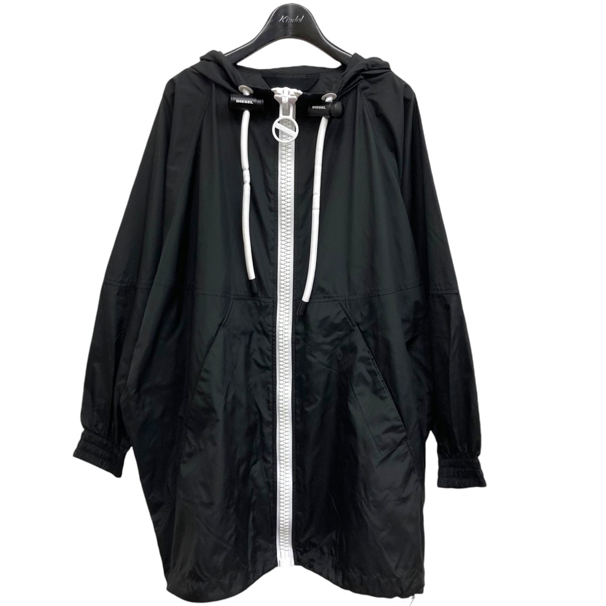 【中古】 DIESEL ナイロンジャケット ブラック サイズ：XS 【価格見直し】