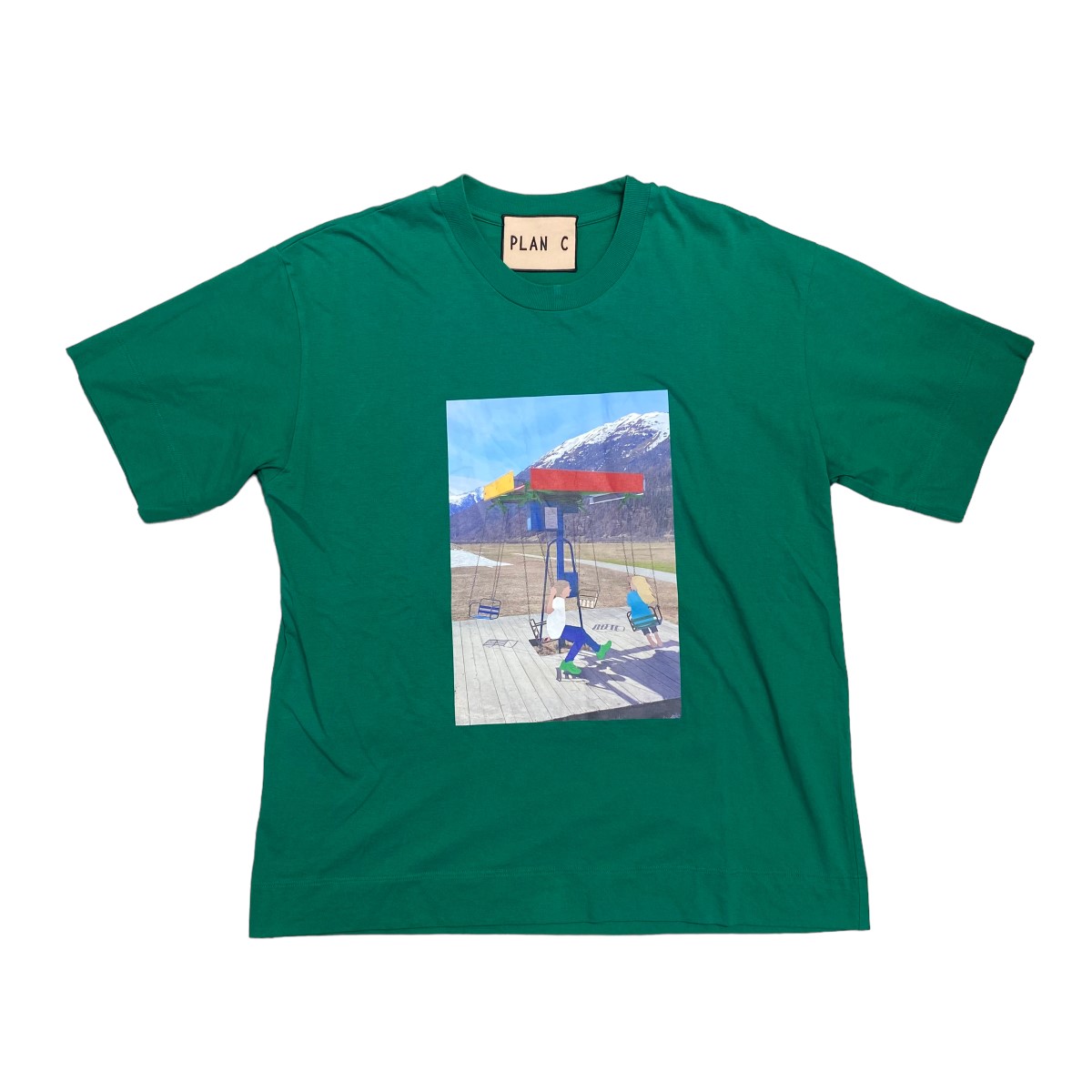 PLAN C(プランシー) 長袖セーター サイズ40 M レディース - 白×ブルー MGCMG03CJ0FC00100W01_1024x.jpg