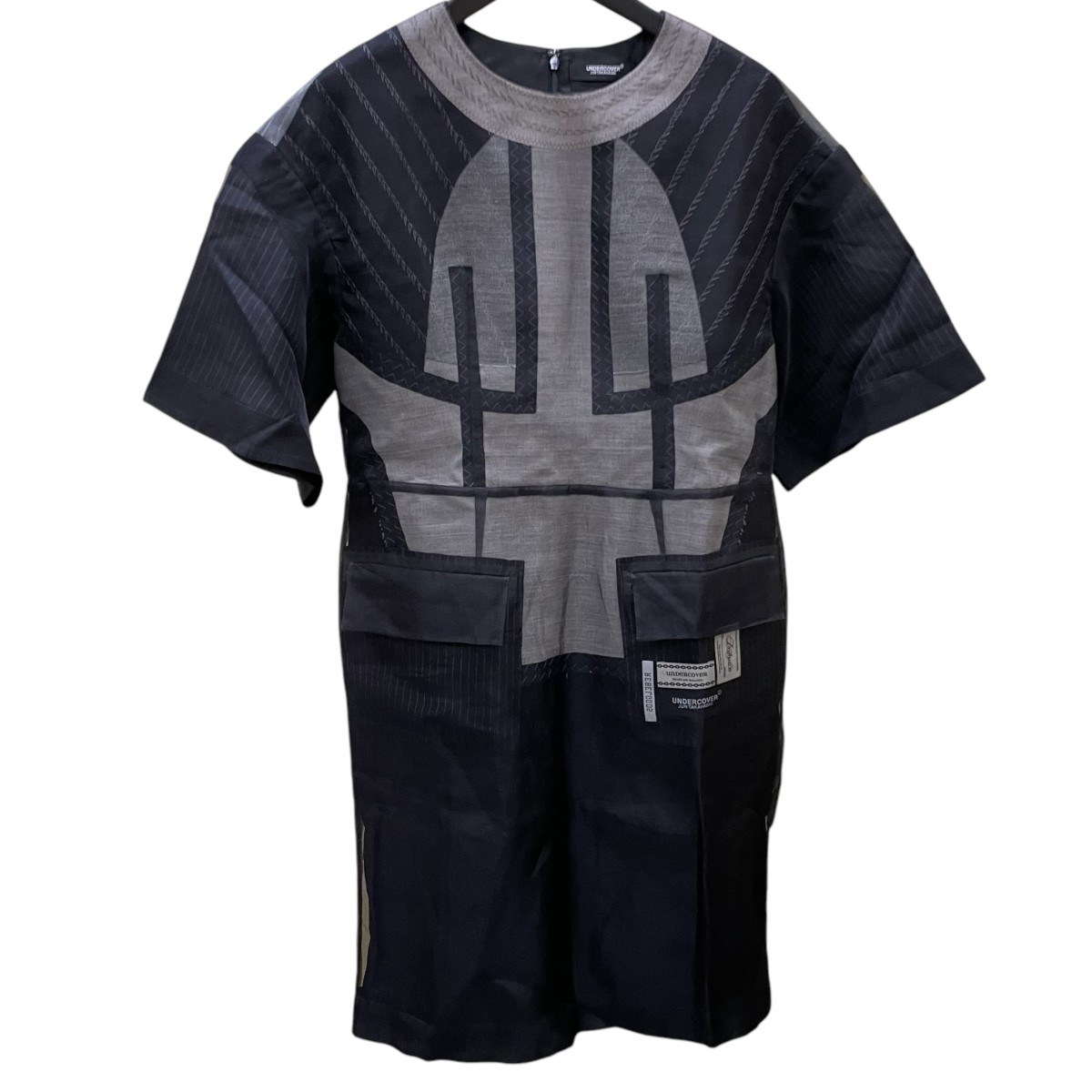 【中古】 UNDERCOVER 半袖ワンピース UC1D1703 ブラック サイズ：2 【価格見直し】