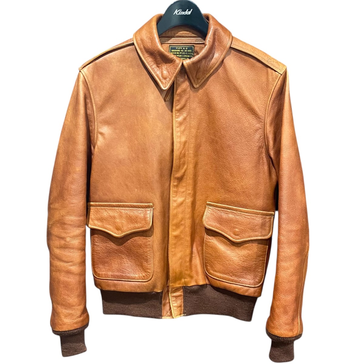 【中古】 CALIFORNIA MFG．CO． TYPE A-2 ROUGH WEAR 30-1415 ブラウン サイズ：36 【価格見直し】