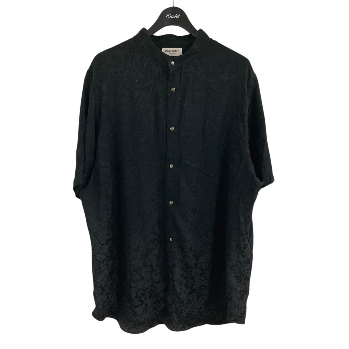 サンローラン　シルク　フリルシャツ 楽天市場】【中古】SAINT LAURENT PARISシルク フリルフローラル