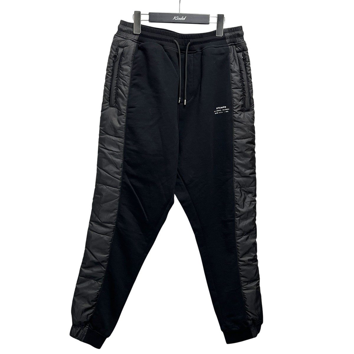 【中古】 STAMPD Puffer Sweatpant ブラック サイズ：L 【価格見直し】