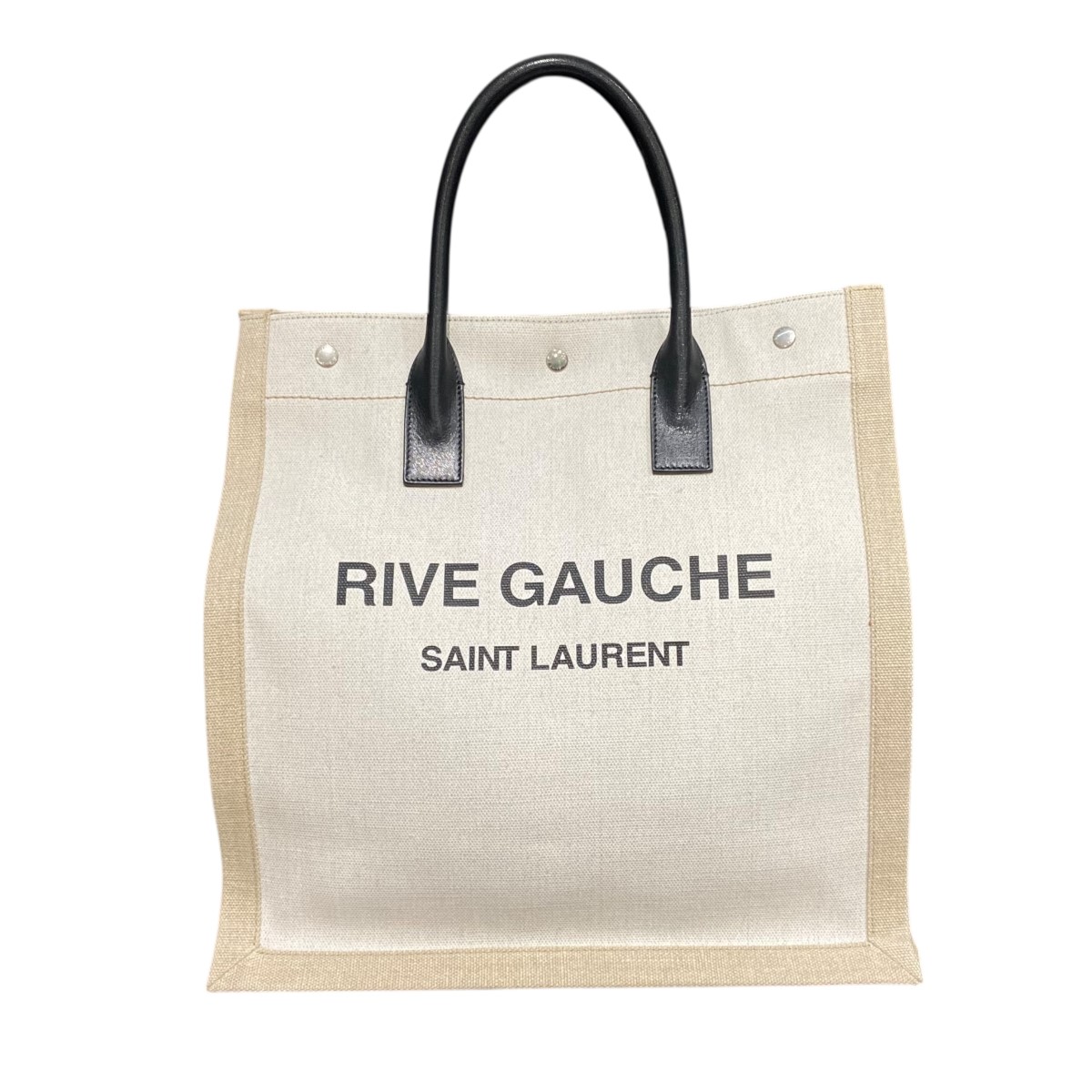 【中古】\u003cBR\u003eSaint Laurent Paris\u003cBR\u003eリヴゴーシュ トートバッグ 631682 ベージュ\u003cBR\u003e【通貨価値思いなおす】