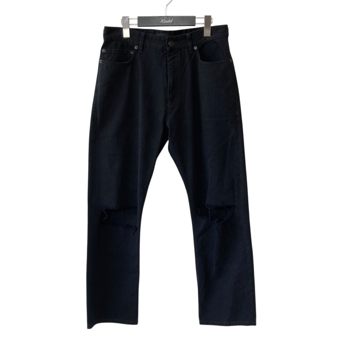 バレンシアガ　コーデュロイスラックス　ブルー　ブラック 楽天市場】【中古】BALENCIAGA SIDE-STRIPE サイドラインデニム