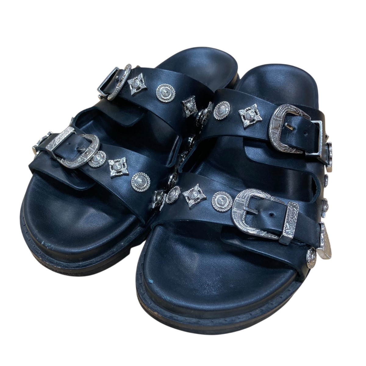 TOGA PULLA Western Buckle フラットサンダル TOGA PULLA トーガ プルラ サンダル Western Buckle Sandals