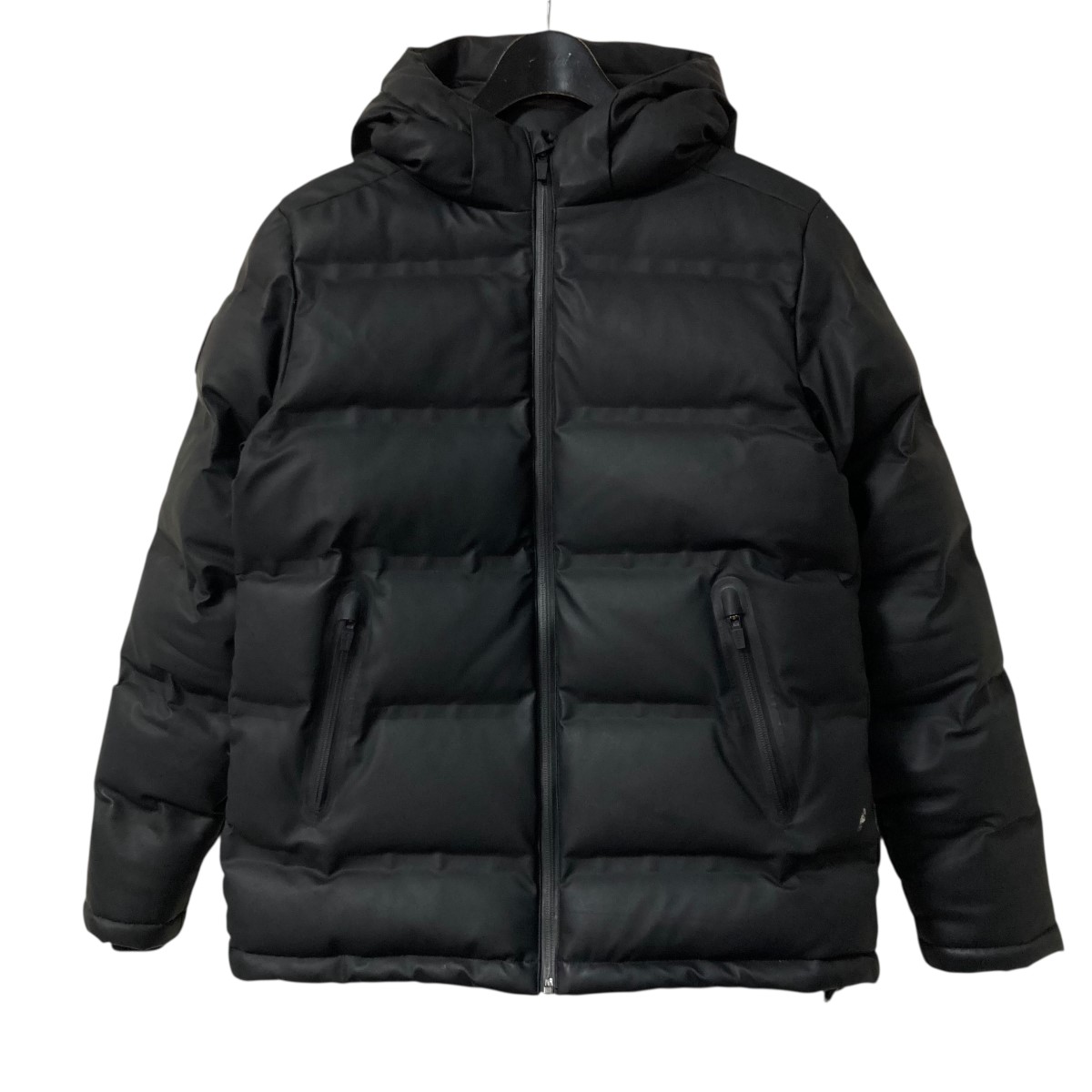 【中古】<br>HUFFER<br>SUPER DOWN ダウンジャケット ブラック サイズ：6<br>【価格見直し】