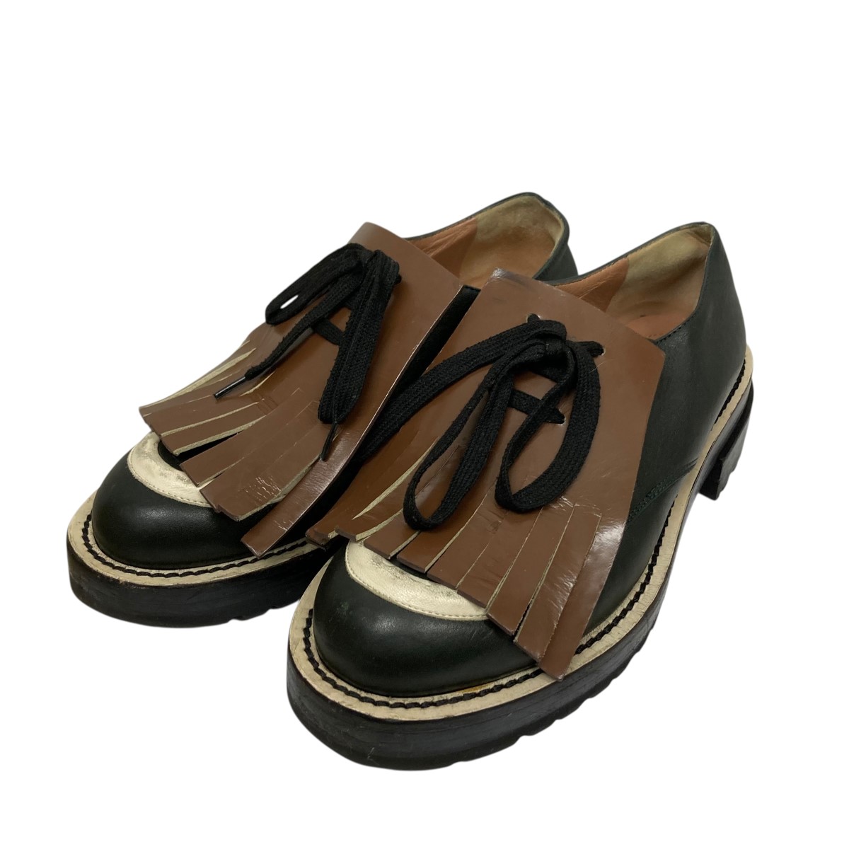 楽天市場】MARNI(マルニ) サイズ:38 23AW DADA DERBY ダービー
