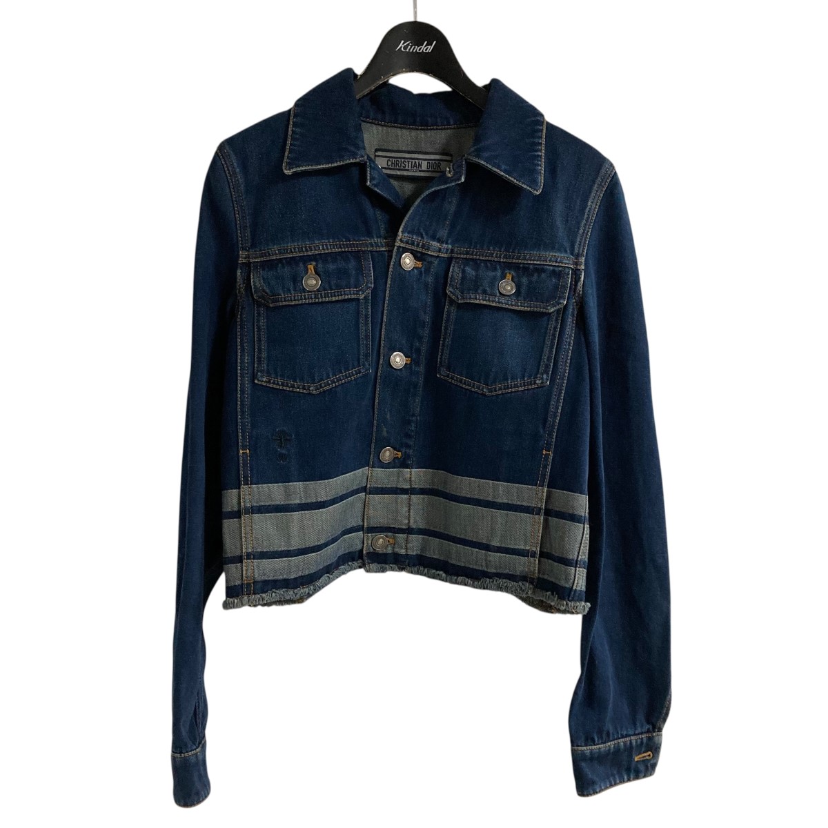 Dior デニムジャケット インディゴ Dior HOMME 極美品▽DIOR ディオール オム 013D482B226X 裏地