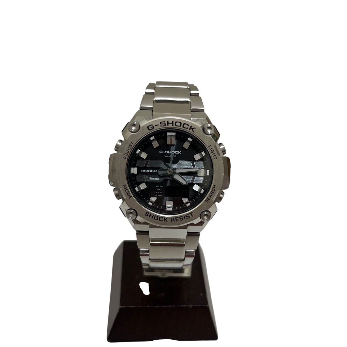 【中古】CASIO腕時計 GST-B600 シルバー、ブラック【価格見直し】|ブランド古着のカインドオル