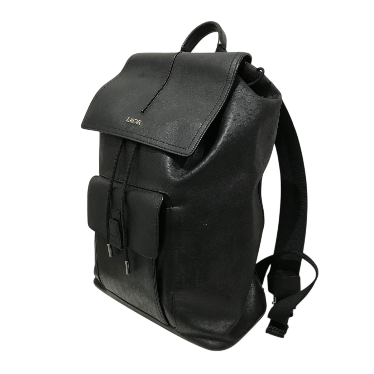 【中古】\u003cBR\u003eDIOR\u003cBR\u003eオブリークレザーうつり変わり御徒面子容器に並べる 黒いこと\u003cBR\u003e【必要経費思いかえす】