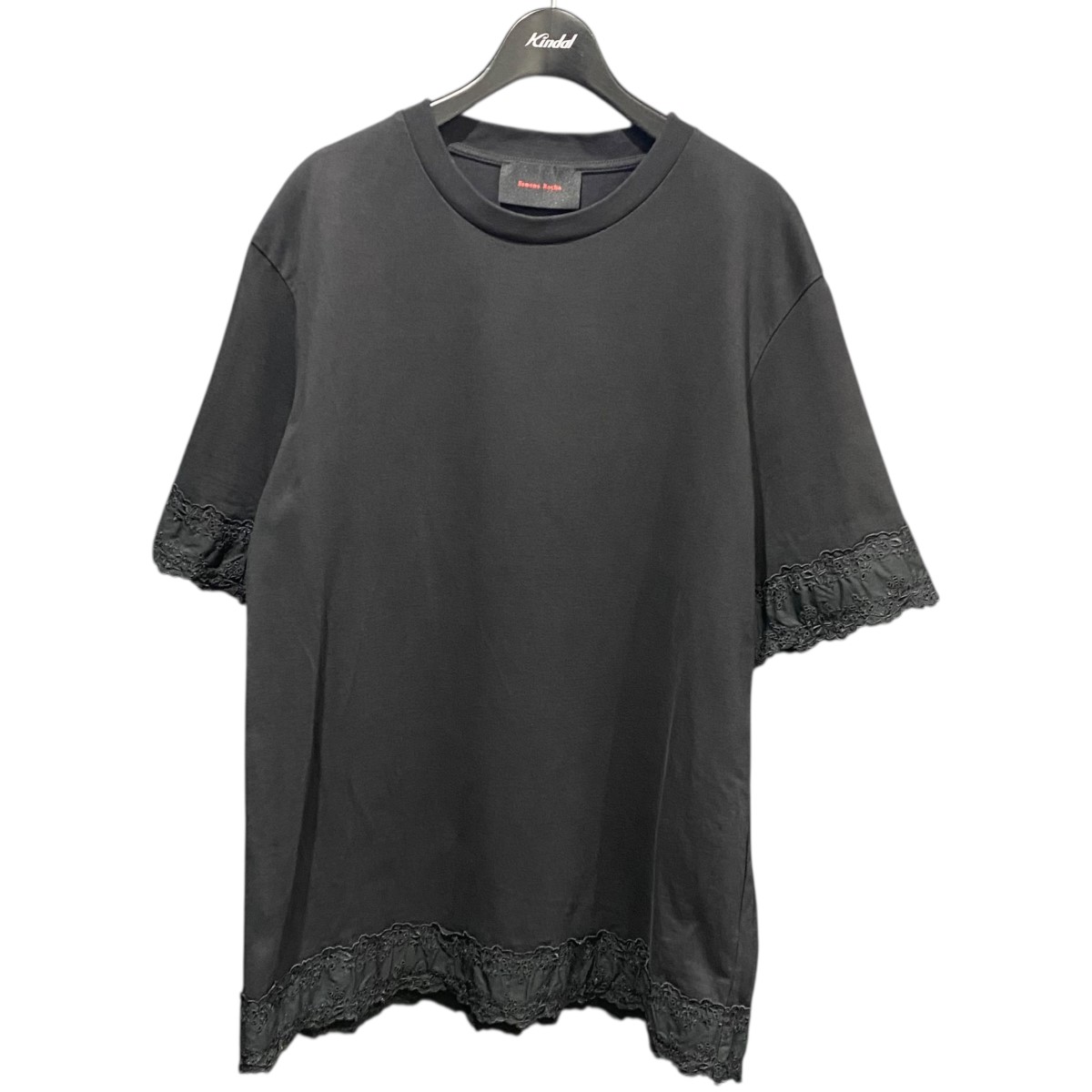 【中古】 Simone Rocha　 フリルTシャツ ブラック サイズ：L 【280326】（シモーネ ロシャ）