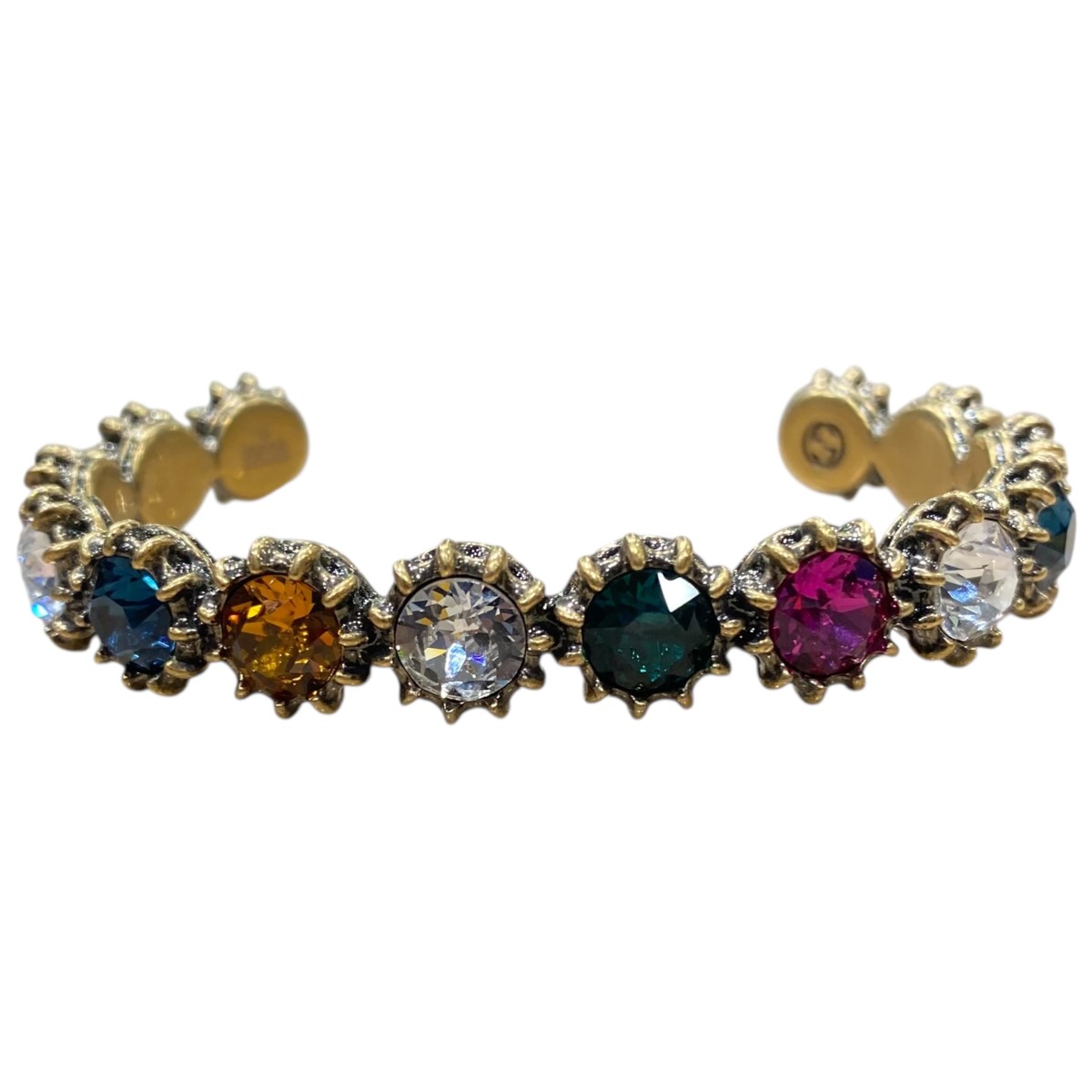 楽天市場】GUCCI グッチ バングル キャットヘッド タイガー アラベスク